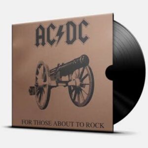 AC/DC - For Those About To Rock (LP Zwart Vinyl 2009)